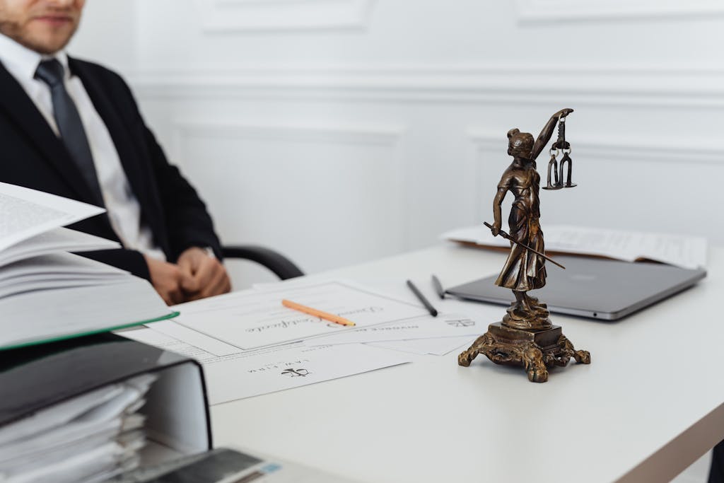 a legal professionals workspace 7876093